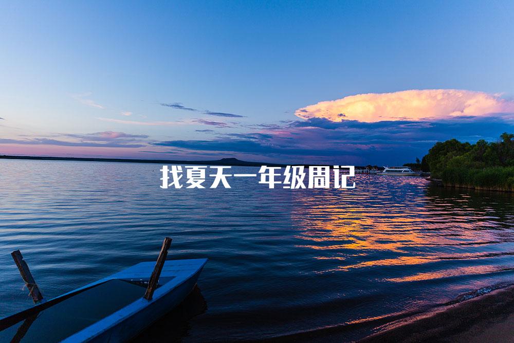 找夏天一年级周记