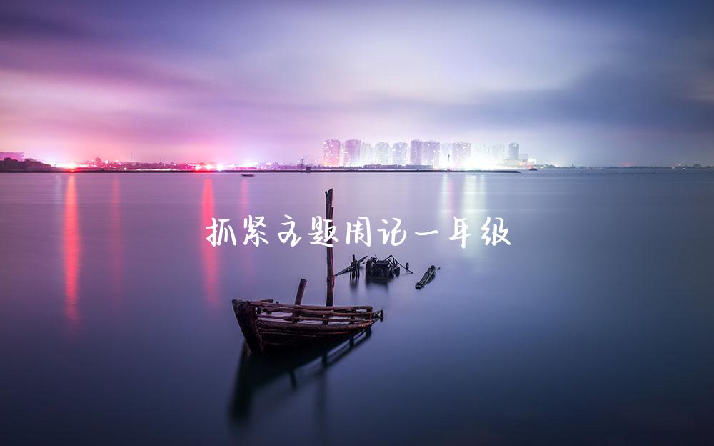 抓紧主题周记一年级