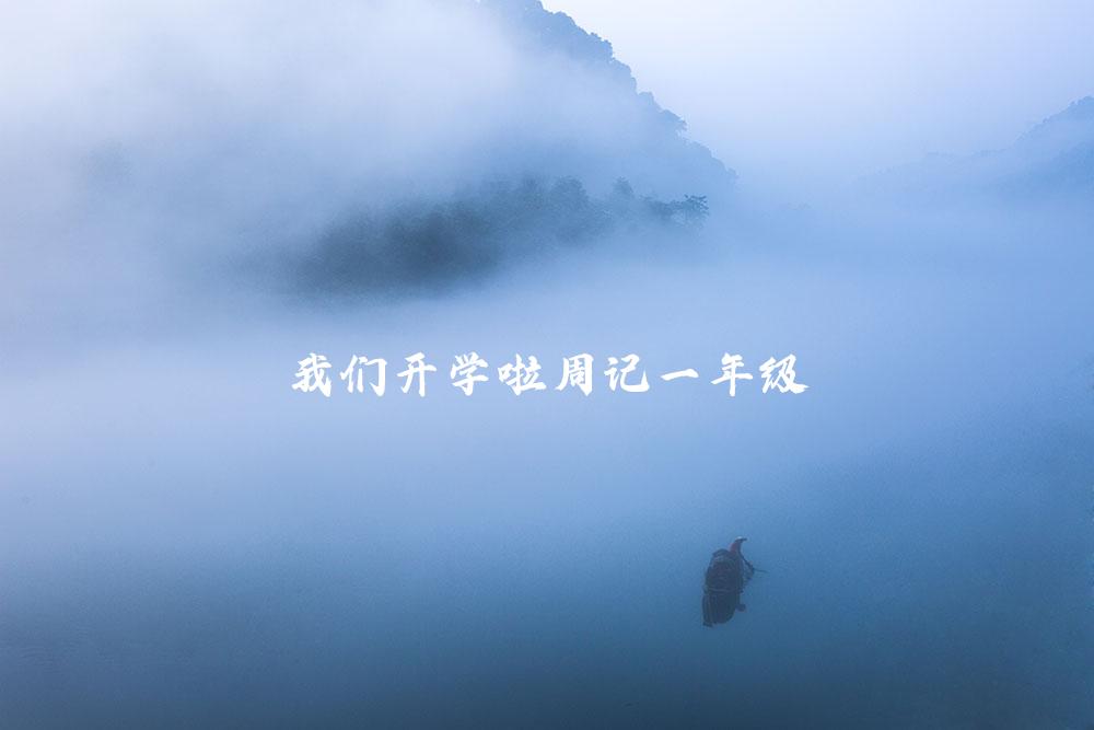 我们开学啦周记一年级