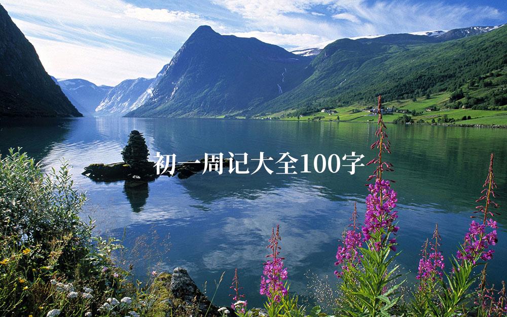 初一周记大全100字