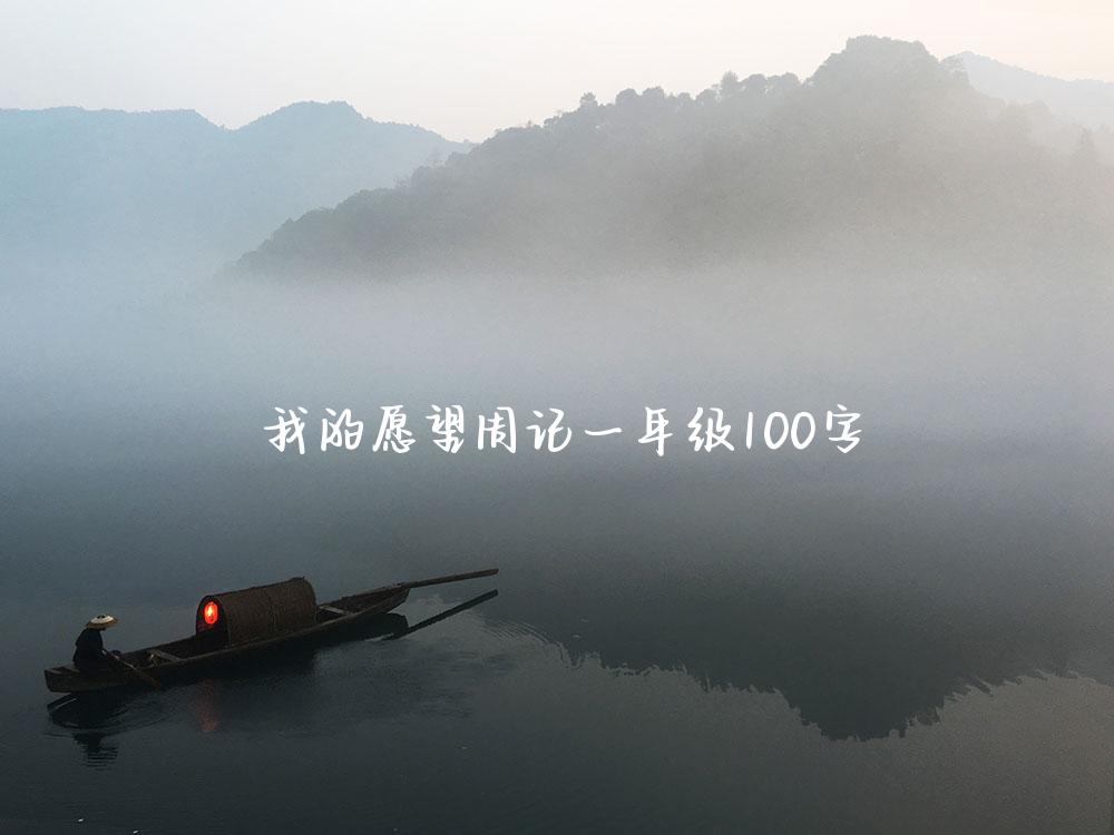 我的愿望周记一年级100字