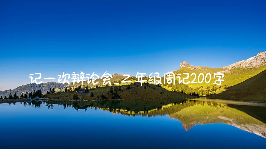 记一次辩论会_二年级周记200字