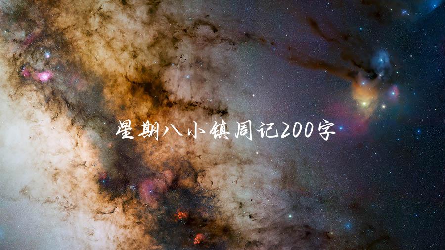 星期八小镇周记200字