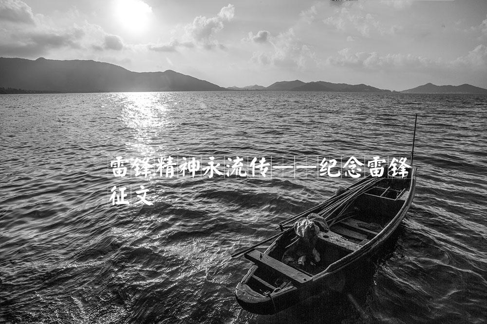 雷锋精神永流传——纪念雷锋征文