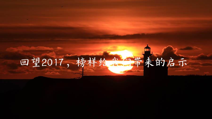 回望2017，榜样给我们带来的启示