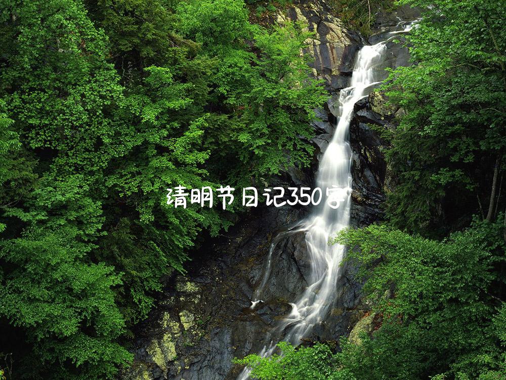 清明节日记350字