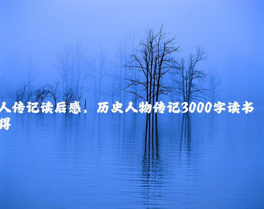 名人传记读后感，历史人物传记3000字读书心得