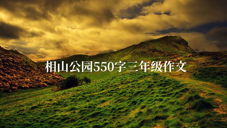 相山公园550字三年级作文