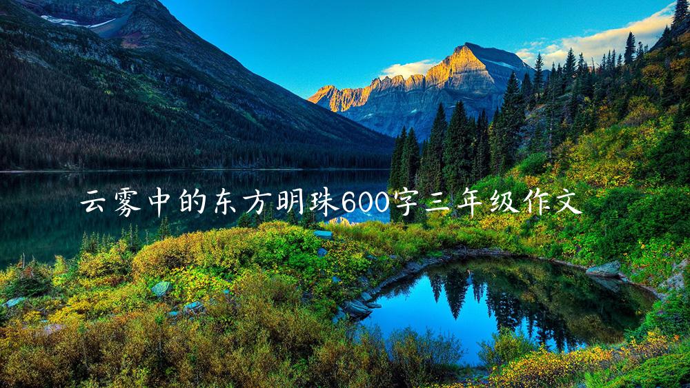 云雾中的东方明珠600字三年级作文