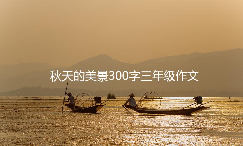 秋天的美景300字三年级作文