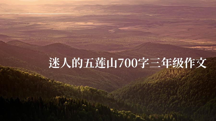 迷人的五莲山700字三年级作文