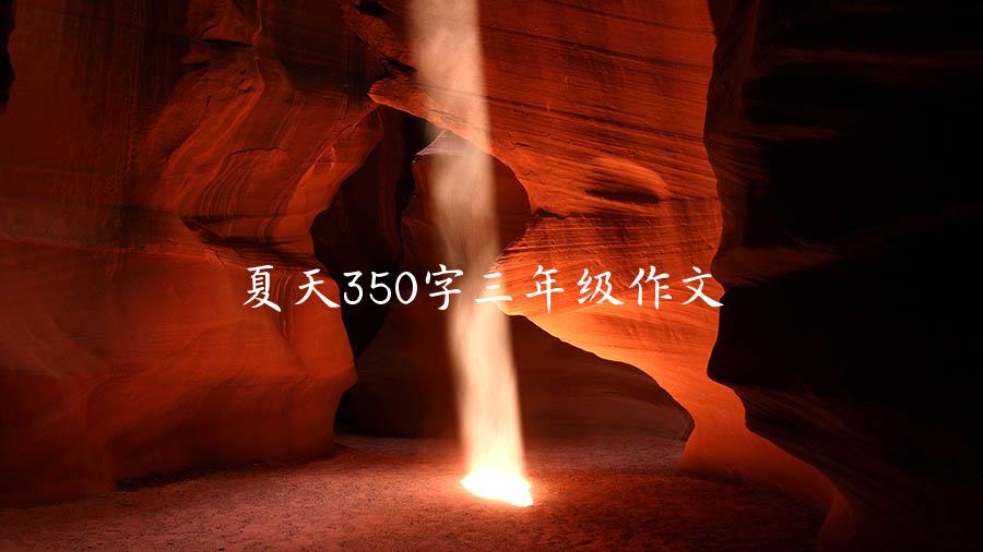 夏天350字三年级作文