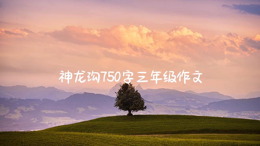 神龙沟750字三年级作文