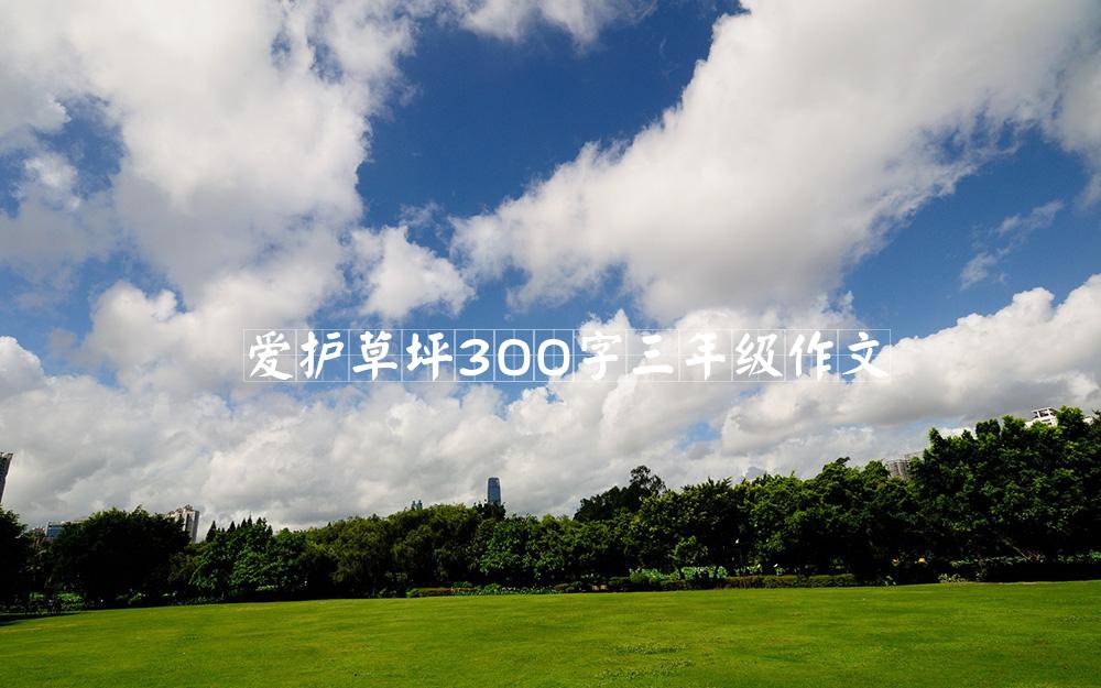 爱护草坪300字三年级作文