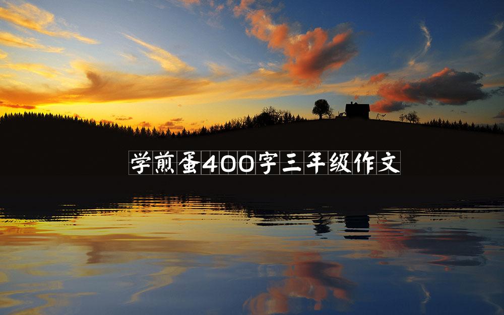 学煎蛋400字三年级作文