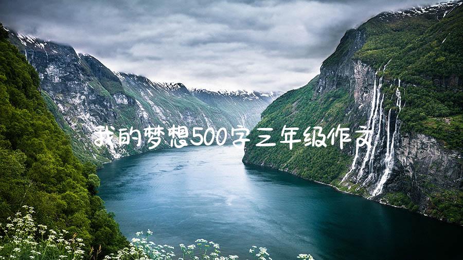 我的梦想500字三年级作文