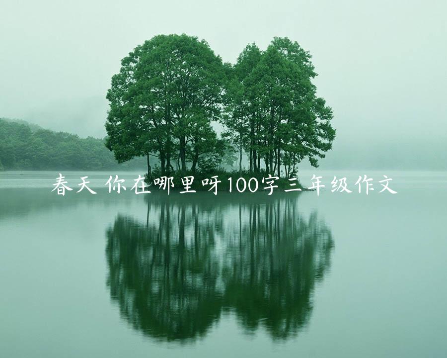 春天 你在哪里呀100字三年级作文