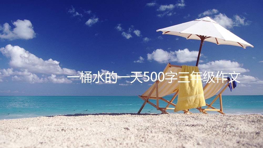 一桶水的一天500字三年级作文