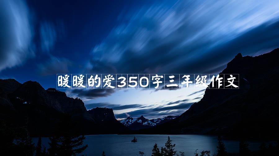 暖暖的爱350字三年级作文