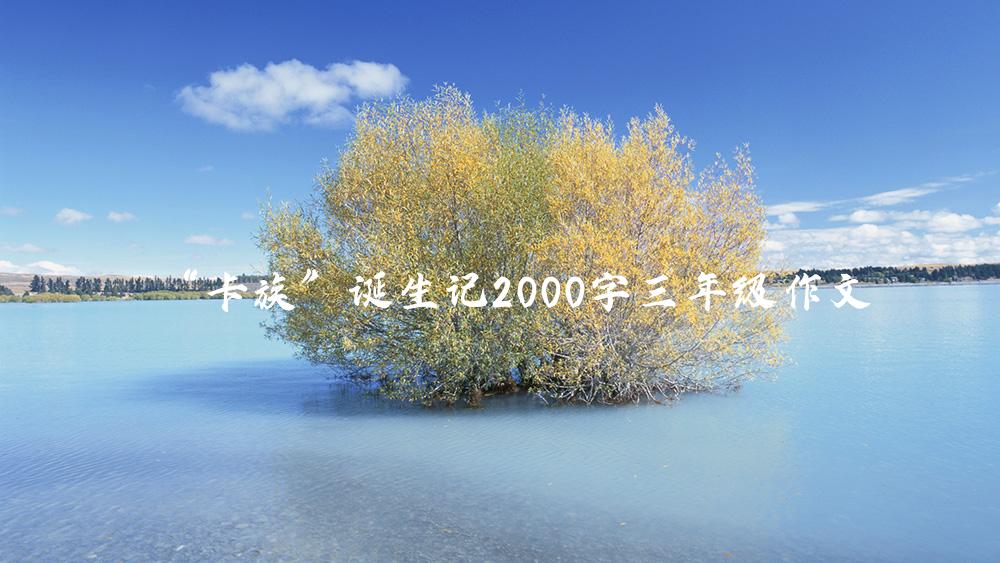 “卡族”诞生记2000字三年级作文