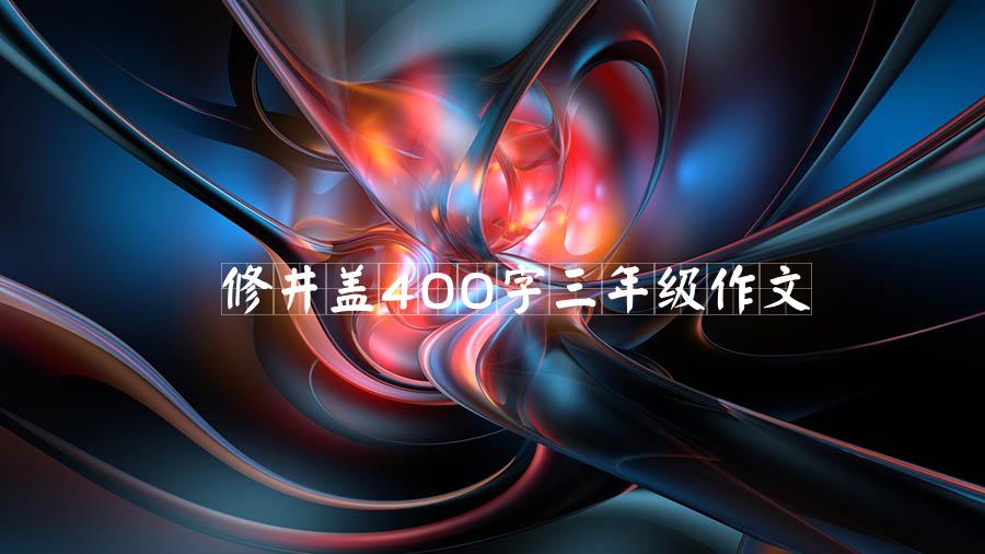 修井盖400字三年级作文