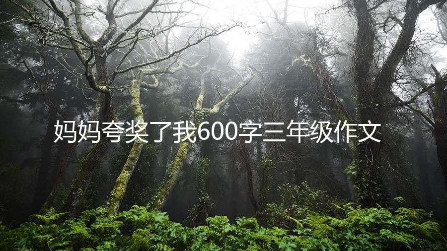 妈妈夸奖了我600字三年级作文