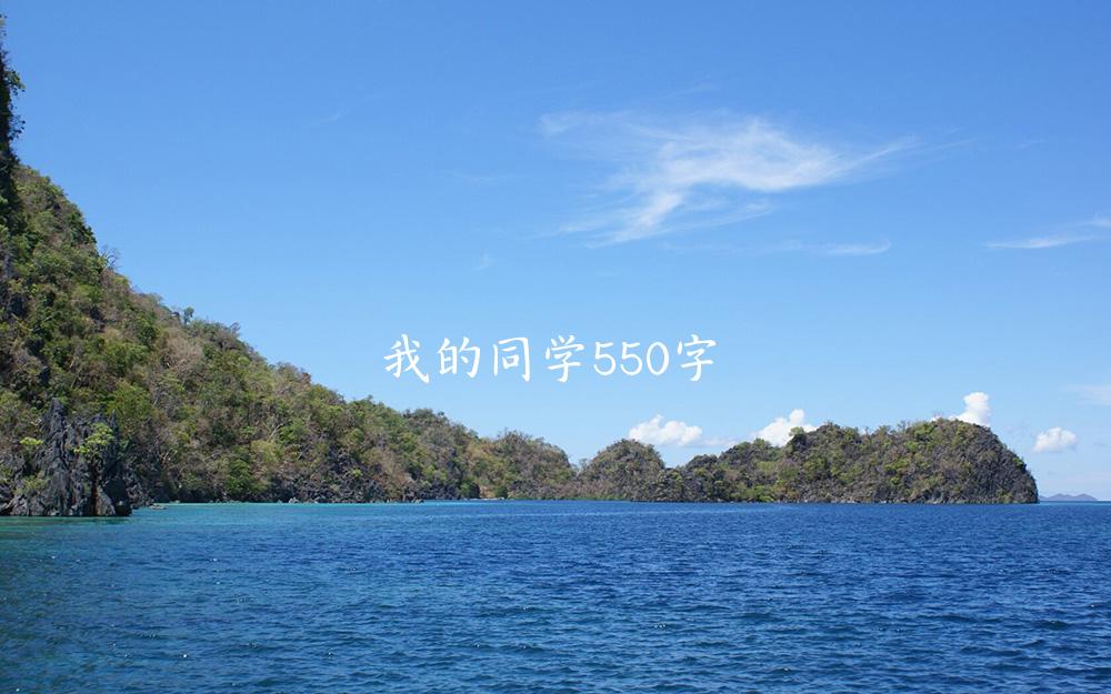 我的同学550字