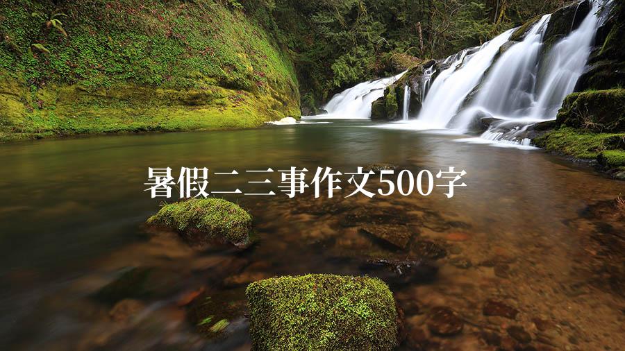 暑假二三事作文500字