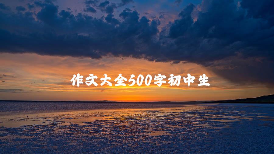 作文大全500字初中生