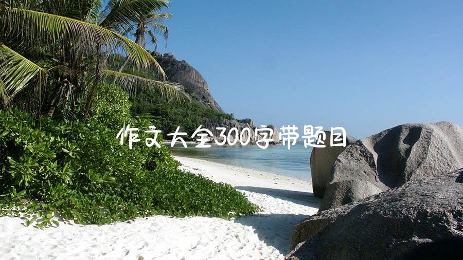 作文大全300字带题目