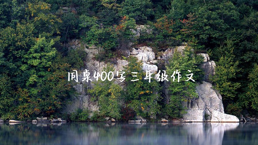 同桌400字三年级作文