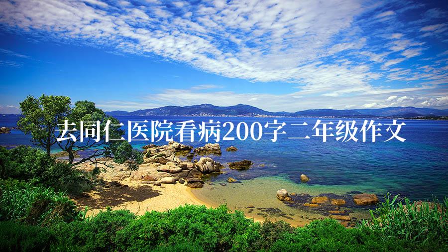 去同仁医院看病200字二年级作文