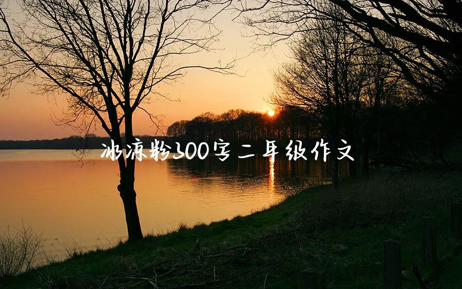 冰凉粉300字二年级作文