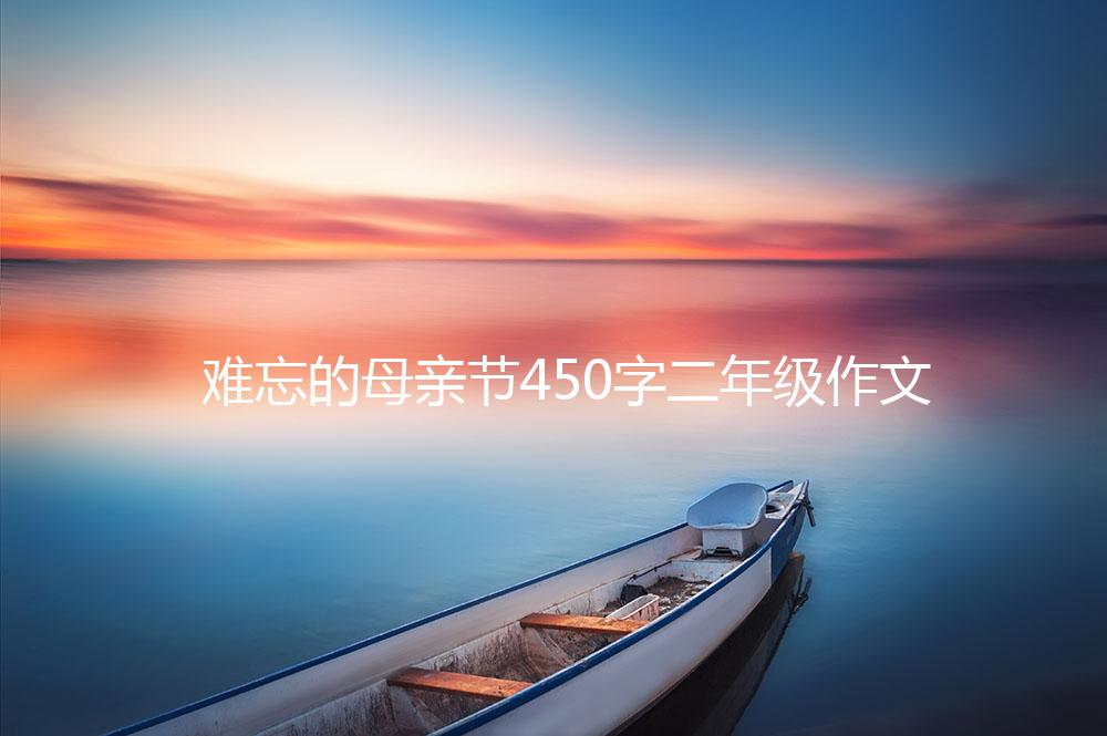 难忘的母亲节450字二年级作文