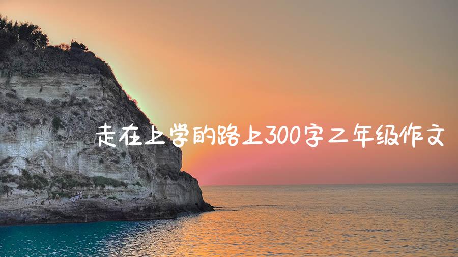 走在上学的路上300字二年级作文