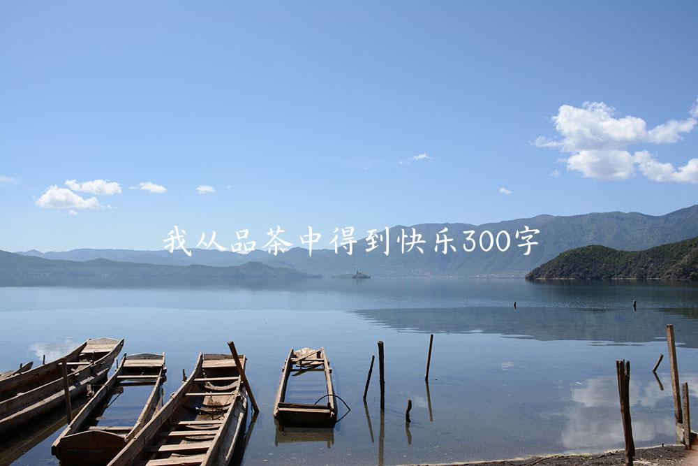 我从品茶中得到快乐300字