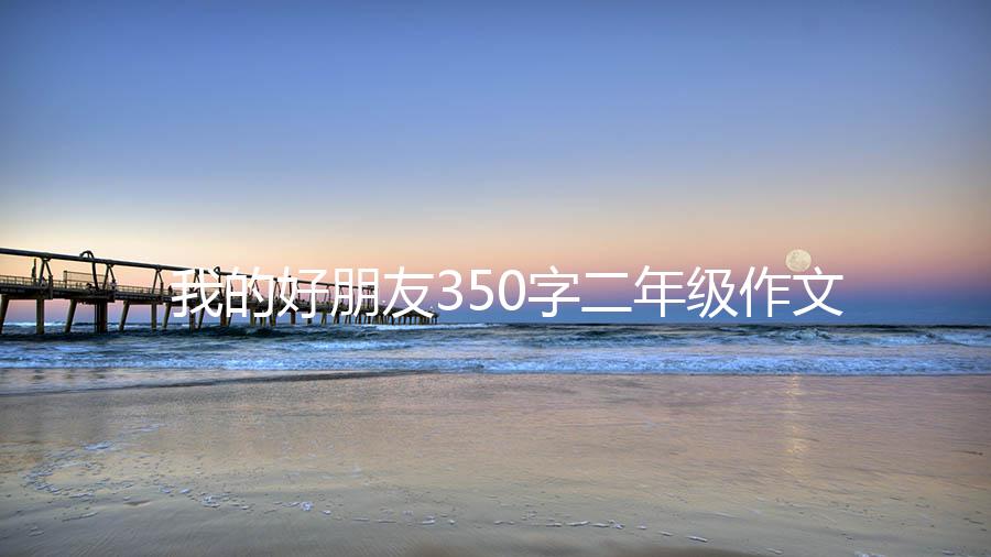 我的好朋友350字二年级作文