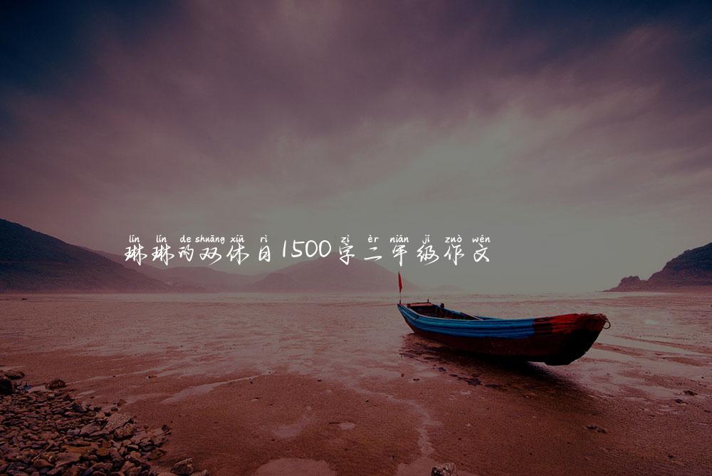 琳琳的双休日1500字二年级作文