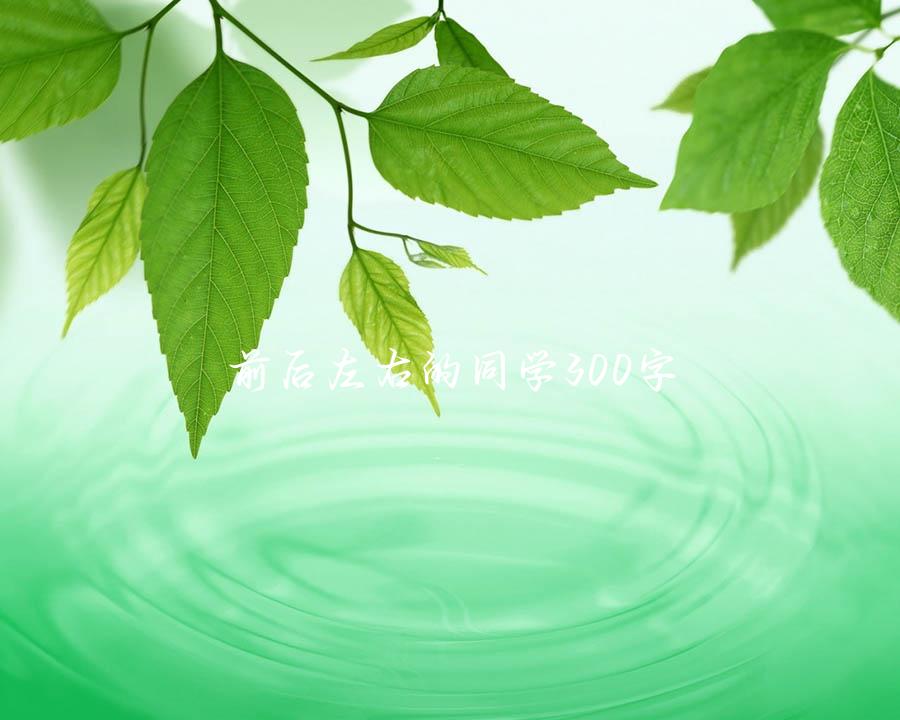 前后左右的同学300字