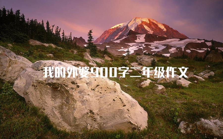 我的外婆900字二年级作文