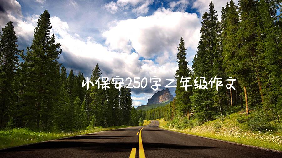 小保安250字二年级作文