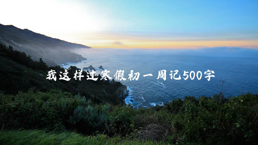 我这样过寒假初一周记500字